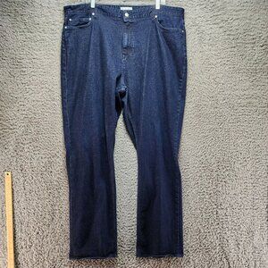 Five Four Jeans Mens 42x34 Relaxed Fit Blue Cotton Spandex Blend